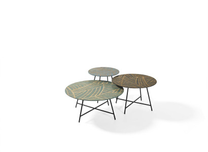 Set 3x Coffee tables Coffee table Design Tables Living room tables Round